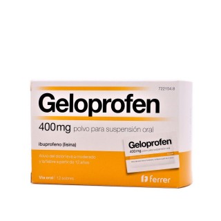 GELOPROFEN 400 mg 20 COMPRIMIDOS RECUBIERTOS