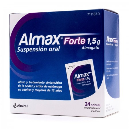 ALMAX FORTE 1.5 G 24 SOBRES SUSPENSION ORAL