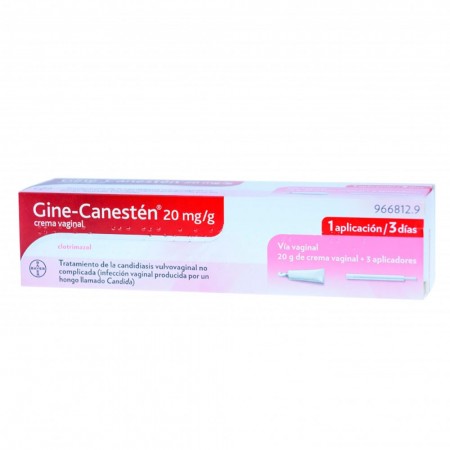 GINE CANESTEN 20 MG/G CREMA VAGINAL 20 G + 3 APLICADORES