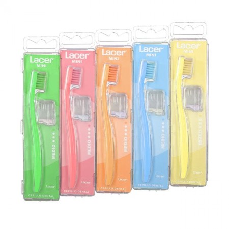 LACER CEPILLO DENTAL DE ADULTO COLOURS MINI MEDIO