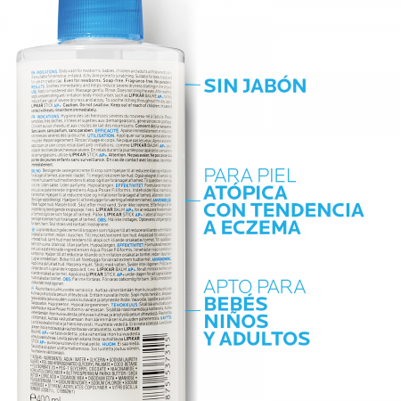 LIPIKAR AP+ SYNDET ANTI-IRRITACIONES 400 ML