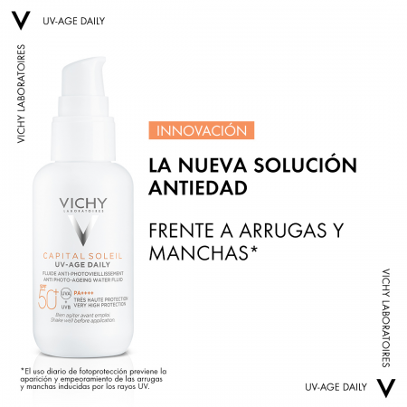 VICHY CAPITAL SOLEIL UV-AGE DAILY SPF50+ FLUIDO ANTIEDAD 40ML