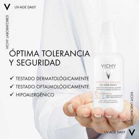 VICHY CAPITAL SOLEIL UV-AGE DAILY SPF50+ FLUIDO ANTIEDAD 40ML