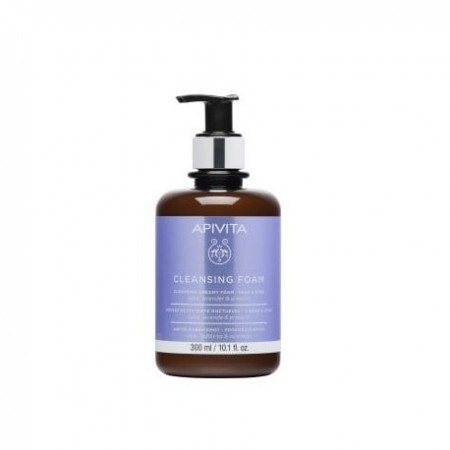 APIVITA CREMA ESPUMA LIMPIADORA ROSTRO-OJOS 300 ML