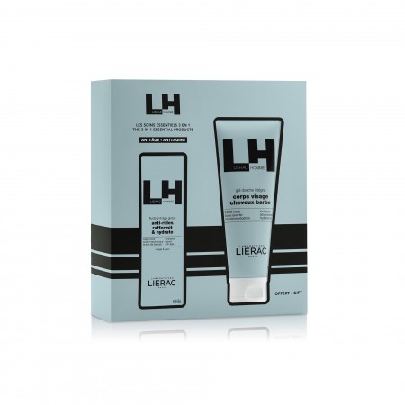 LIERAC HOMME CREMA FLUIDO ANTIEDAD GLOBAL 50ML + REGALO GEL DE DUCHA 200ML