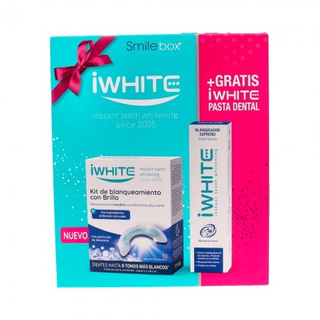 IWHITE PACK KIT BLANQUEAMIENTO SUPREMO 10 MOLDES + PASTA DENTAL 75 ML