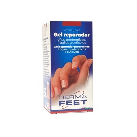DERMAFEET GEL REPARADOR UÑAS QUEBRADIZAS FRAGILES Y CUTICULA 15 ML