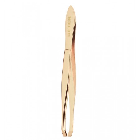 BETER PINZAS DEPILAR PUNTA CANGREJO DORADA 9,3 CM