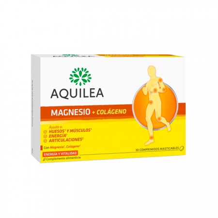 AQUILEA MAGNESIO + COLAGENO 30 COMPRIMIDOS MASTICABLES