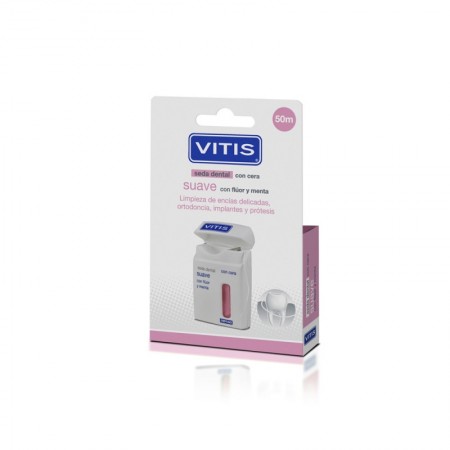 VITIS SEDA DENTAL SUAVE CON FLUOR Y MENTA 50 M