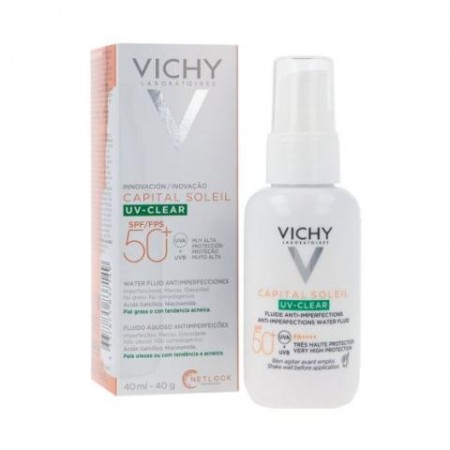 VICHY CAPITAL SOLEIL SPF 50 UV CLEAR DIARIO 50 ML