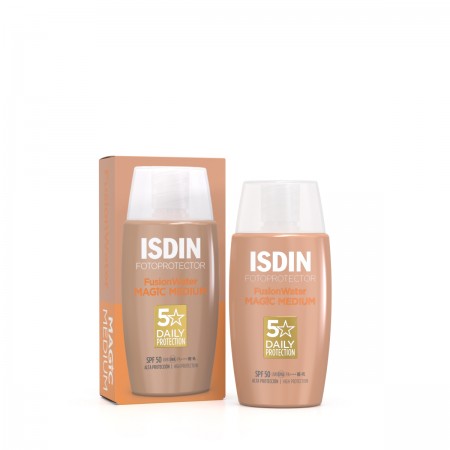 ISDIN FOTOPROTECTOR SPF50 FUSION WATER COLOR MEDIUM 50 ML