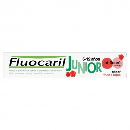 FLUOCARIL JUNIOR 6-12 AÑOS GEL FRUTOS ROJOS 75 ML