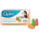 QUIES TAPONES OIDOS COLORES ESPUMA ANTIRUIDO 6 UNIDADES