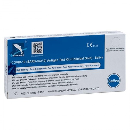 TEST SALIVA ANTIGENOS AUTODIAGNOSTICO SARS-COV-2 DEEPBLUE