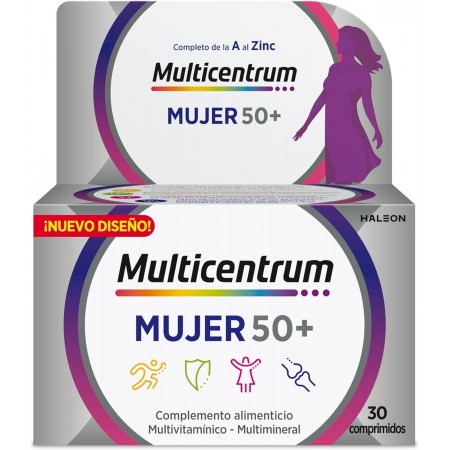 MULTICENTRUM MUJER 50+ 30 COMPRIMIDOS