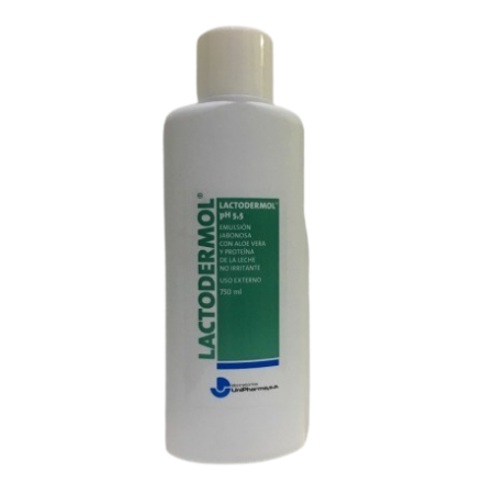 LACTODERMOL PH 5,5 EMULSION JABONOSA CON ALOE VERA 750 ML