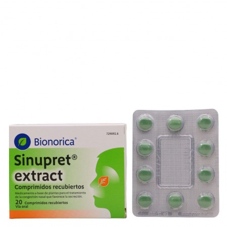 SINUPRET EXTRACT 20 COMPRIMIDOS RECUBIERTOS