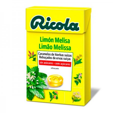 RICOLA CARAMELOS SIN AZUCAR 50 G SABOR LIMON MELISA