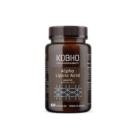 KOBHO ALPHA LIPOIC ACID CON VITMINA C Y E 60 CAPSULAS