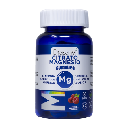 DRASANVI MINERAL CITRATO DE MAGNESIO  45 GUMMIES SABOR FRAMBUESA