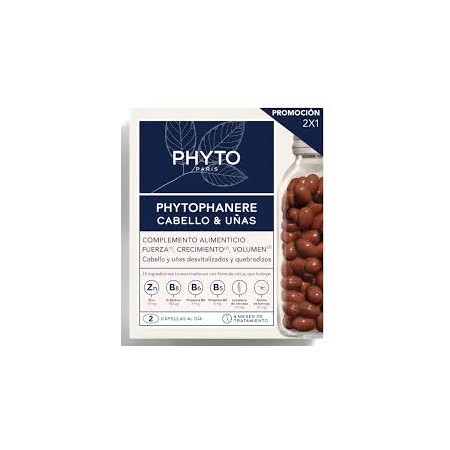 PHYTOPHANERE PACK TRATAMIENTO CABELLO Y UÑAS 2 X 120 CÁPSULAS 4 MESES