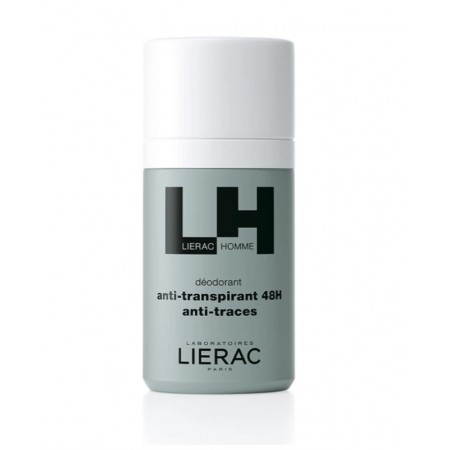LIERAC HOMME DESODORANTE ANTITRANSPIRANTE ANTIMANCHAS 48H 50 ML