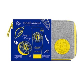 ROGER & GALLET NECESER AFEITADO COLOGNE TWIST: BARRA DE AFEITADO 100G + AFTER SHAVE GEL 75ML