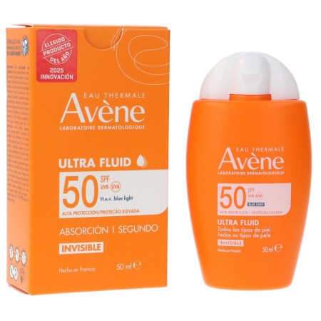 AVENE ULTRA FLUID ALTA PROTECCION SPF50 INVISIBLE 50 ML