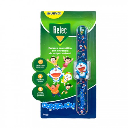 RELEC PULSERA AROMATICA 1 UNIDAD DORAEMON