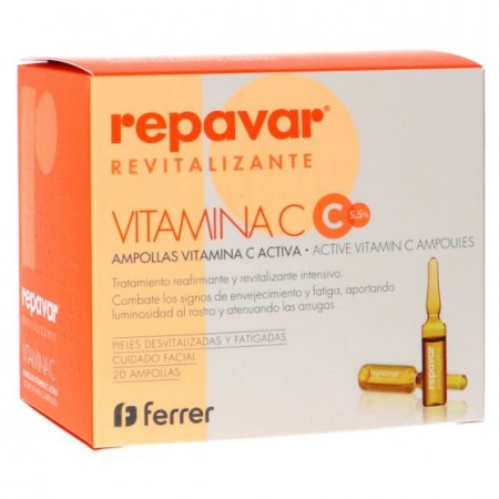 REPAVAR REVITALIZANTE VITAMINA C 20 AMPOLLAS