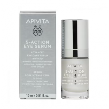APIVITA SERUM INTENSIVO CONTORNO OJOS 5 ACCIONES 15 ML.