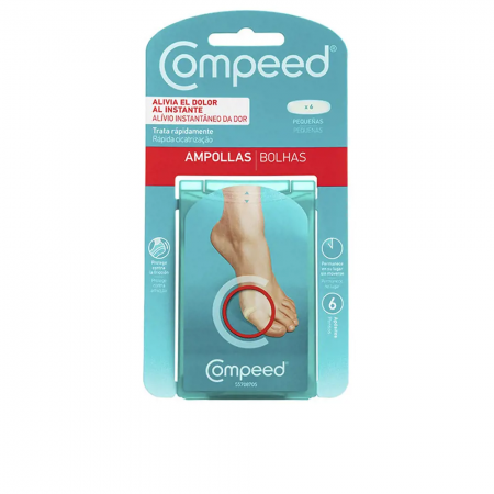 COMPEED AMPOLLAS HIDROCOLOIDE T- PEQUEÑA 6 APOSITOS