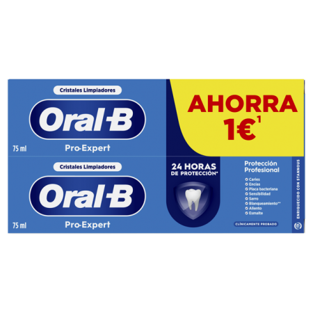 ORAL-B PASTA PROTECCION SENSIBILIDAD 2 X 75ML SENSACION CONFORTABLE