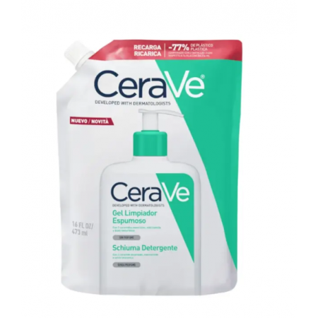 CERAVE LIMPIADOR ESPUMOSO RECARGA 473 ML