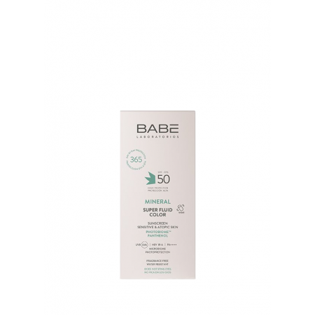 BABE MINERAL SUPER FLUID COLOR SUNSCREEN SPF50 FLUIDO CON COLOR 50 ML