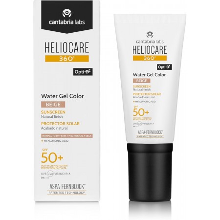 HELIOCARE 360º COLOR WATER GEL PROTECTOR SOLAR SPF 50+ 1 ENVASE 50 ML COLOR BEIGE