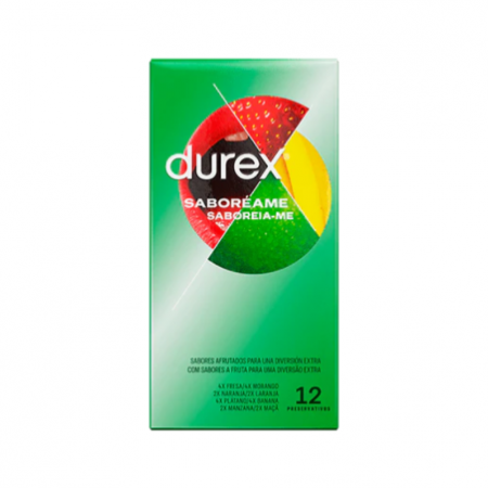 DUREX SABOREAME PRESERVATIVOS 12 UDS,