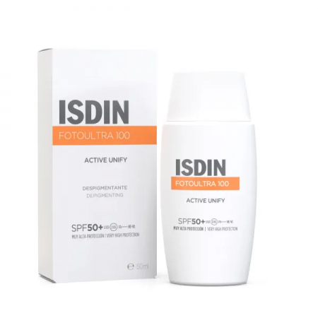ISDIN FOTOULTRA 100 ACTIVE UNIFY SPF 50+ FUSION FLUID 50 ML