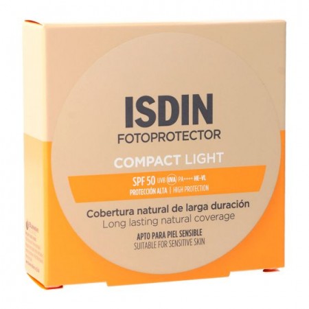 ISDIN FOTOPROTECTOR COMPACT SPF50+ MAQUILLAJE COMPACTO COLOR LIGHT 10 G