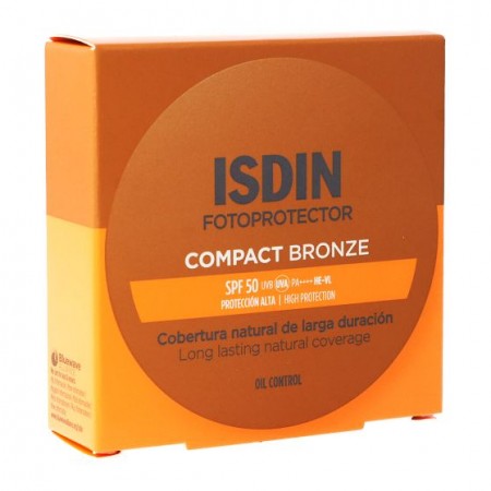 ISDIN FOTOPROTECTOR COMPACT SPF 50+ MAQUILLAJE BRONCE 10 G