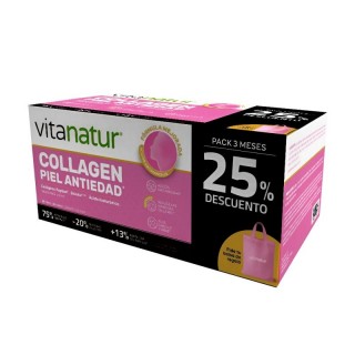 VITANATUR COLLAGEN PIEL ANTIEDAD PACK 3 MESES 90 VIALES 25ML