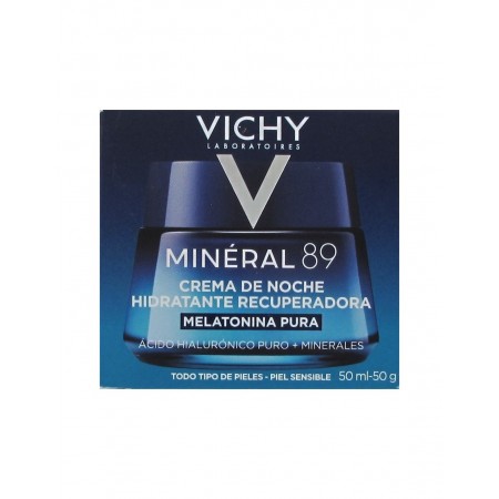 Caja Crema hidratante recuperadora nocturna Vichy Minéral 89 de 50 ml