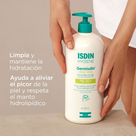ISDIN GERMISDIN ALOE VERA GEL DE BAÑO PIEL SECA 1 L
