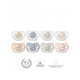 SUAVINEX CHUPETE SILICONA T SXPRO FISIOLOGICA NIGHT & DAY 6-18M 2 UNIDADES