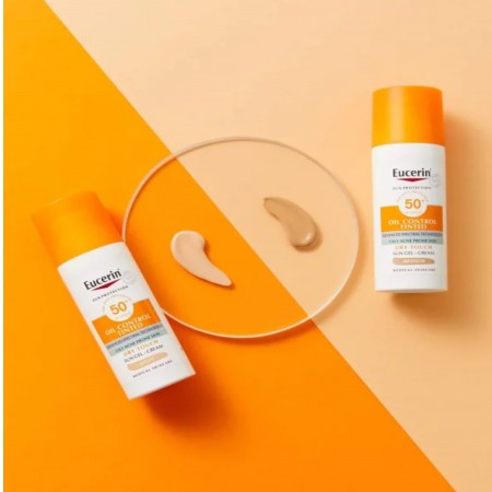 EUCERIN SUN PROTECTION OIL CONTROL COLOR CLARO SPF 50+ 50 ML