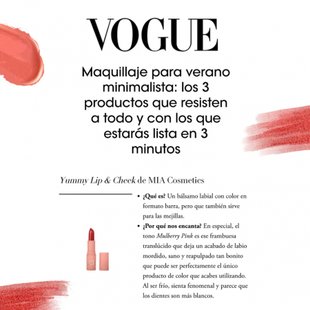 MIA BLOOMING MULBERRY PINK BALSAMO LABIAL 3.5 GR