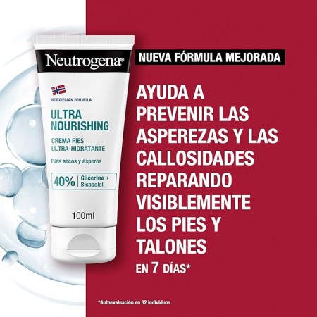 NEUTROGENA FORMULA NORUEGA DUPLO PIES CREMA ULTRAHIDRATANTE 2X100ML