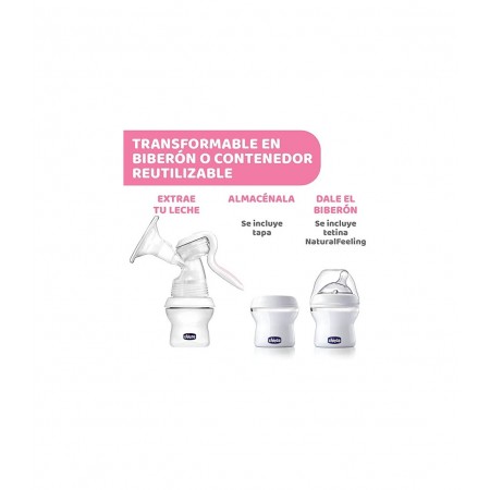 CHICCO SACALECHES MANUAL NATURAL FEELING
