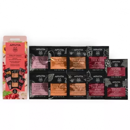 APIVITA PACK VITALITY SNACK RUTINA MENSUAL REJUVENECEDORA EXPRESS BEAUTY 4+1